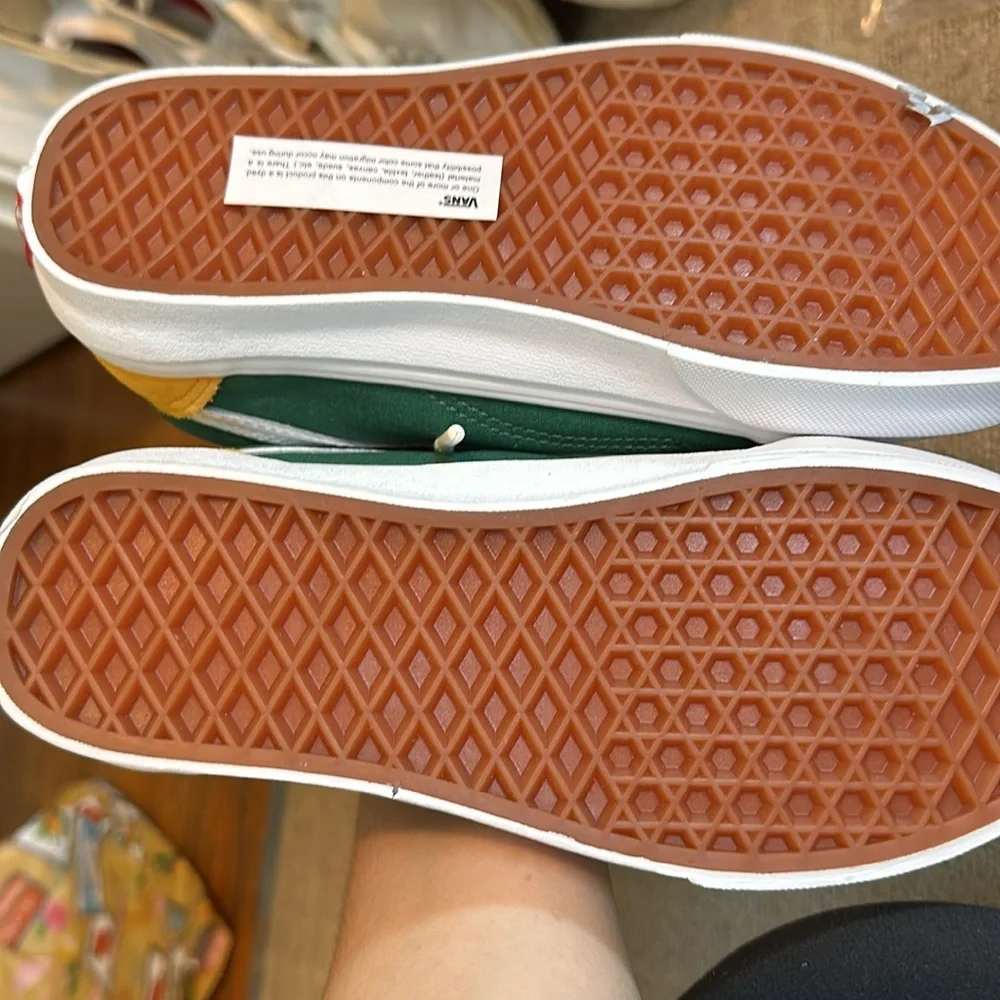 Vans Old Skool Skate Shoe Blue/Green-Yellow Size US W 5.5 US 51/2💥NWOT💥unisex - Picture 2 of 3